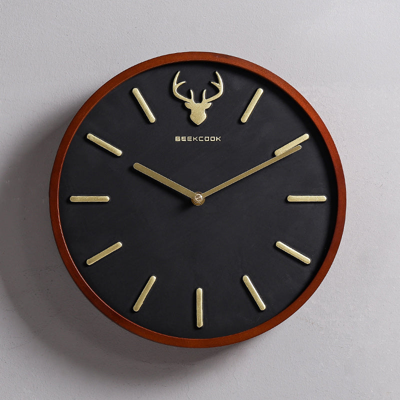 Living Room Home Decoration Clock Living Room Minimalist Clock Bedroom Atmospheric Wall Clock-5