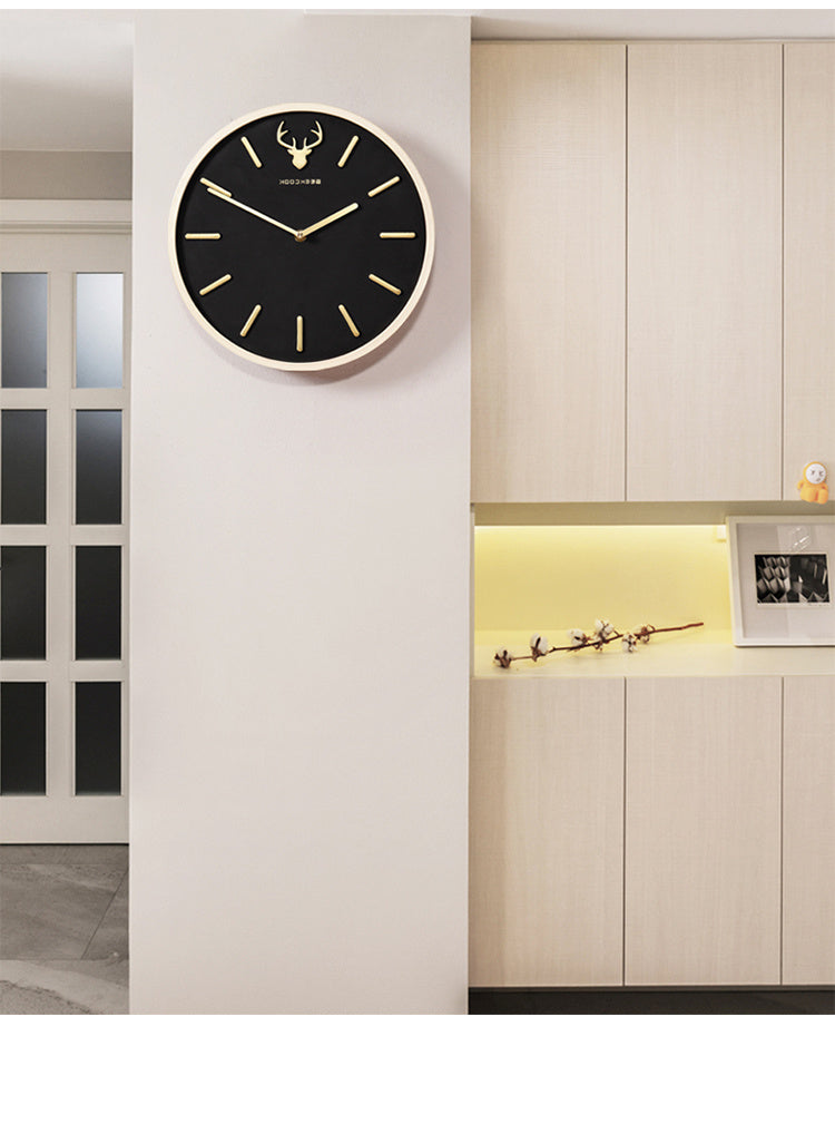 Living Room Home Decoration Clock Living Room Minimalist Clock Bedroom Atmospheric Wall Clock-2