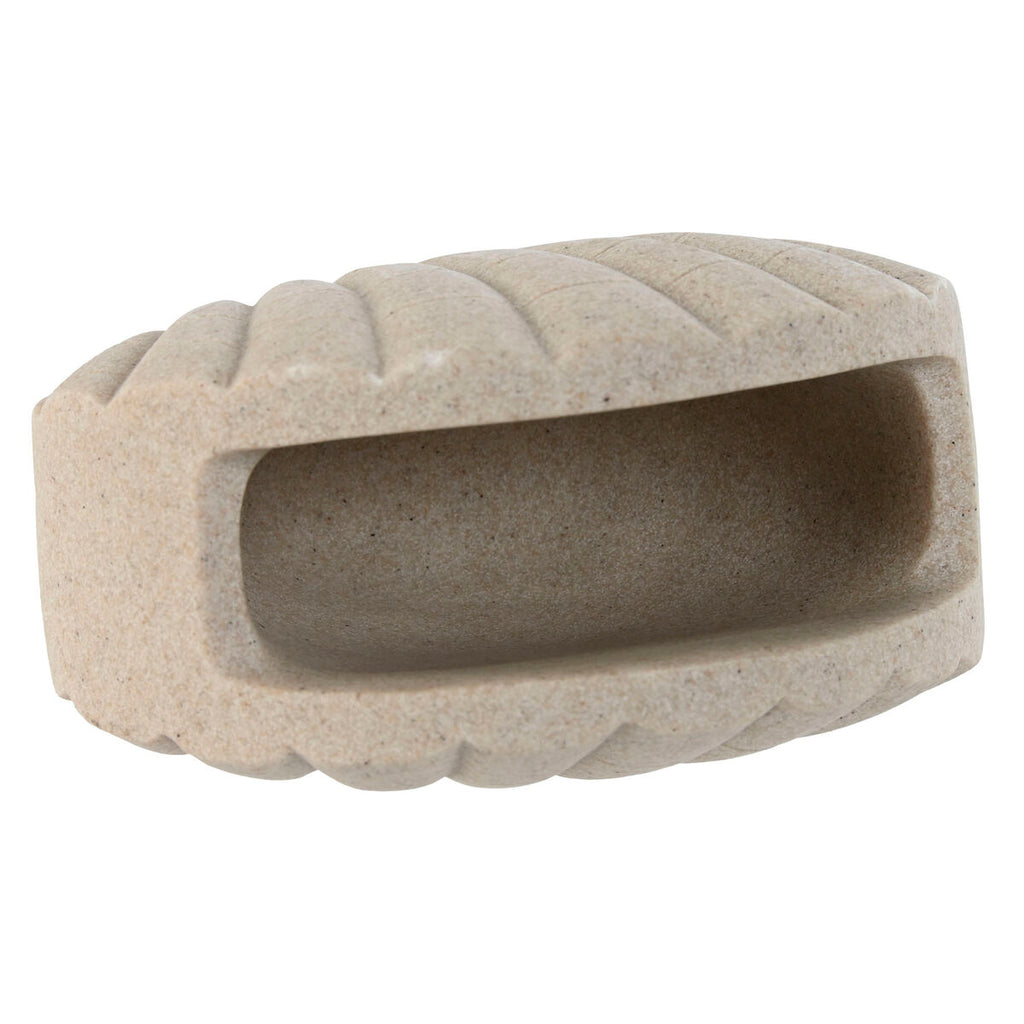 Glass Home Grey Cream Resin 12 X 6 X 10,5 cm (2 Units)