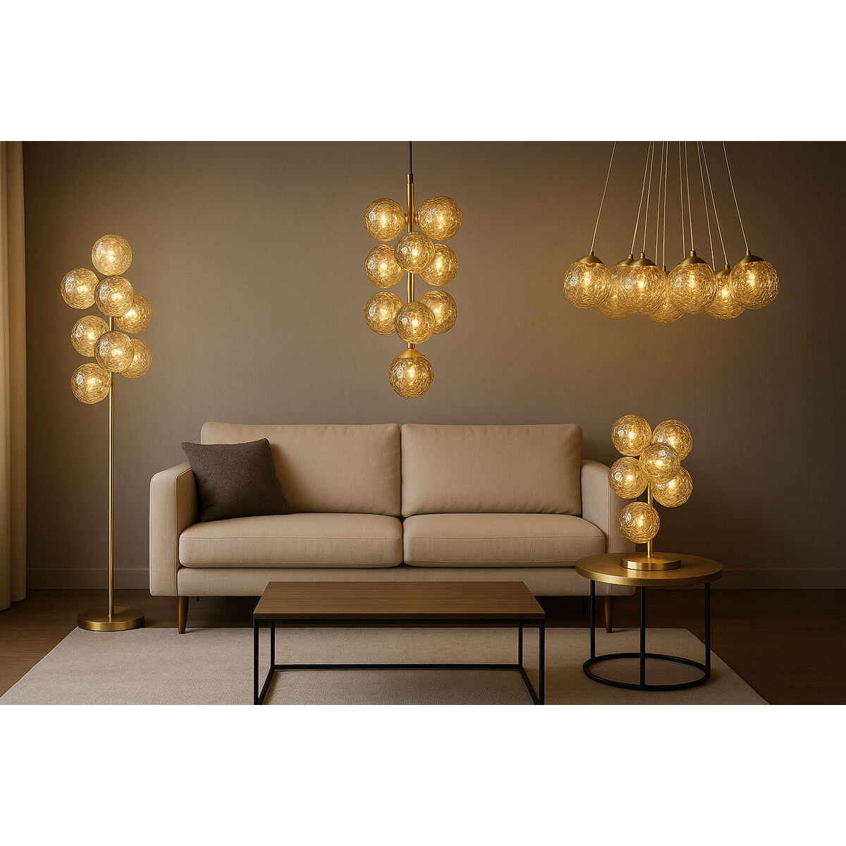 Ceiling Light Home Golden
