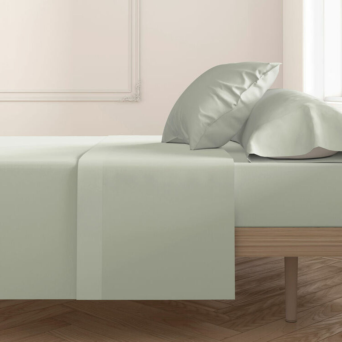 Pillowcase Happy Home Mint Single