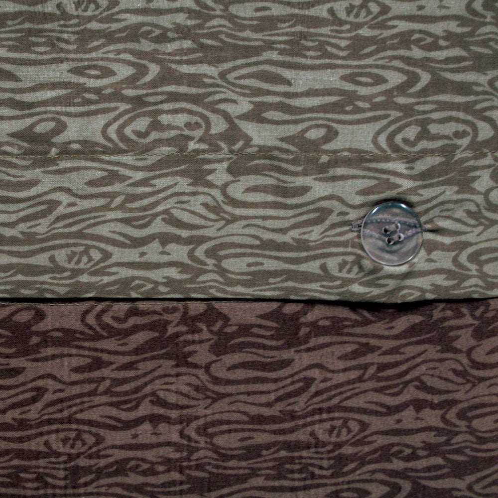 NNEDSZ Essentially Home Living MoChocolate Quilt Cover Set Double-2