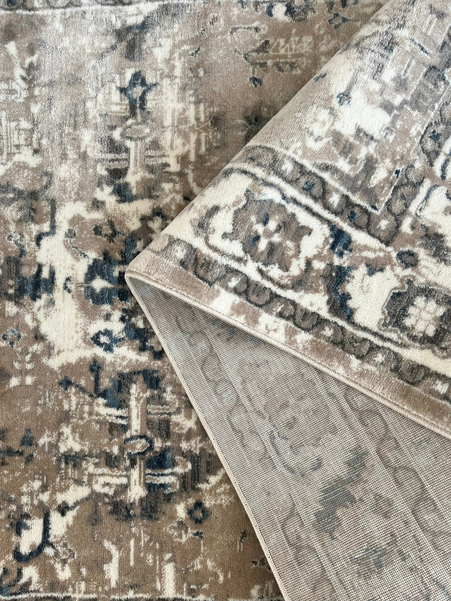 Canvello Area Rugs Premium Rugs for Living Room, Bedroom, Home Dining, Ivory, Grey, Beige-3