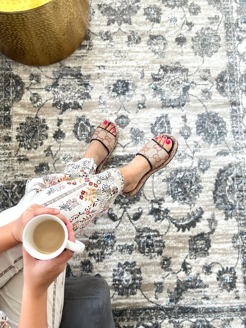 Canvello Area Rugs Premium Rugs for Living Room, Bedroom, Home Dining, Ivory, Grey, Beige-3