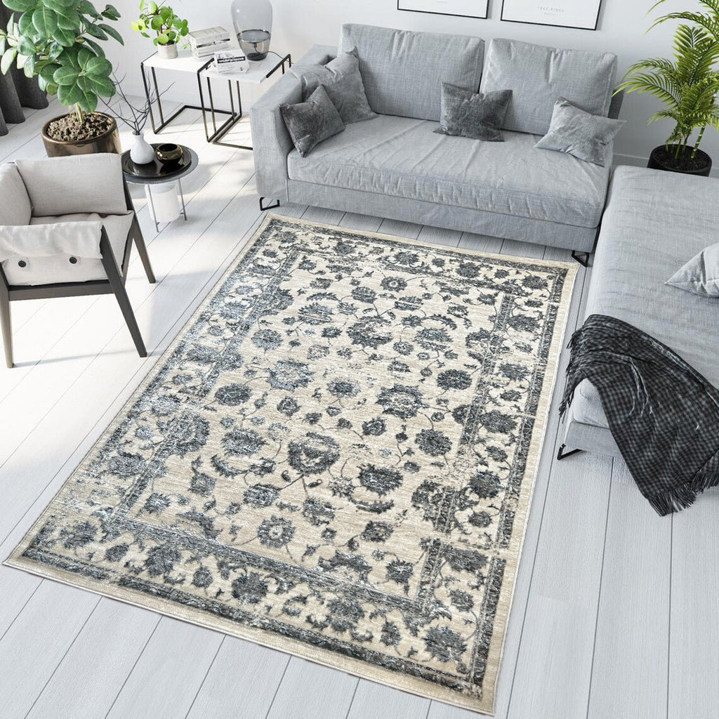 Canvello Area Rugs Premium Rugs for Living Room, Bedroom, Home Dining, Ivory, Grey, Beige-1