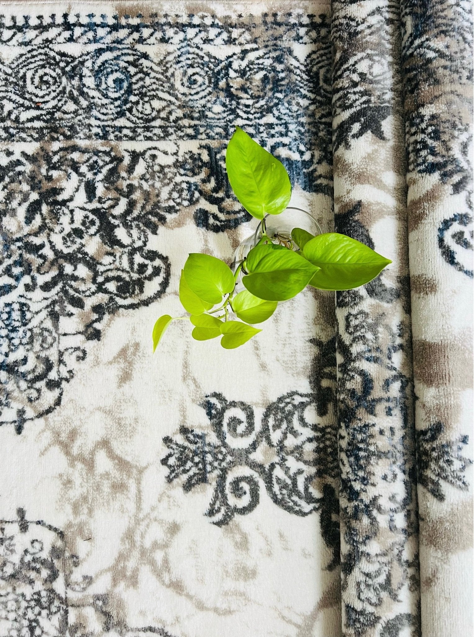 Canvello Area Rugs Premium Rugs for Living Room, Bedroom, Home Dining, Ivory, Grey, Beige-2