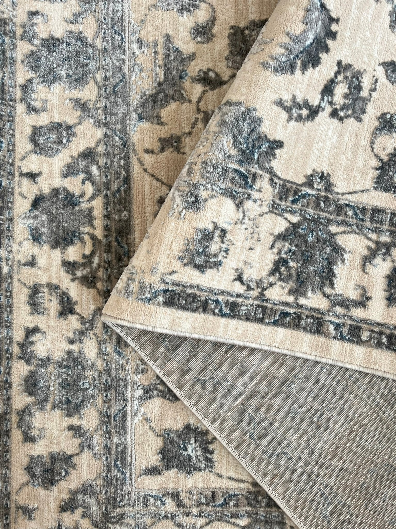 Canvello Area Rugs Premium Rugs for Living Room, Bedroom, Home Dining, Ivory, Grey, Beige-4