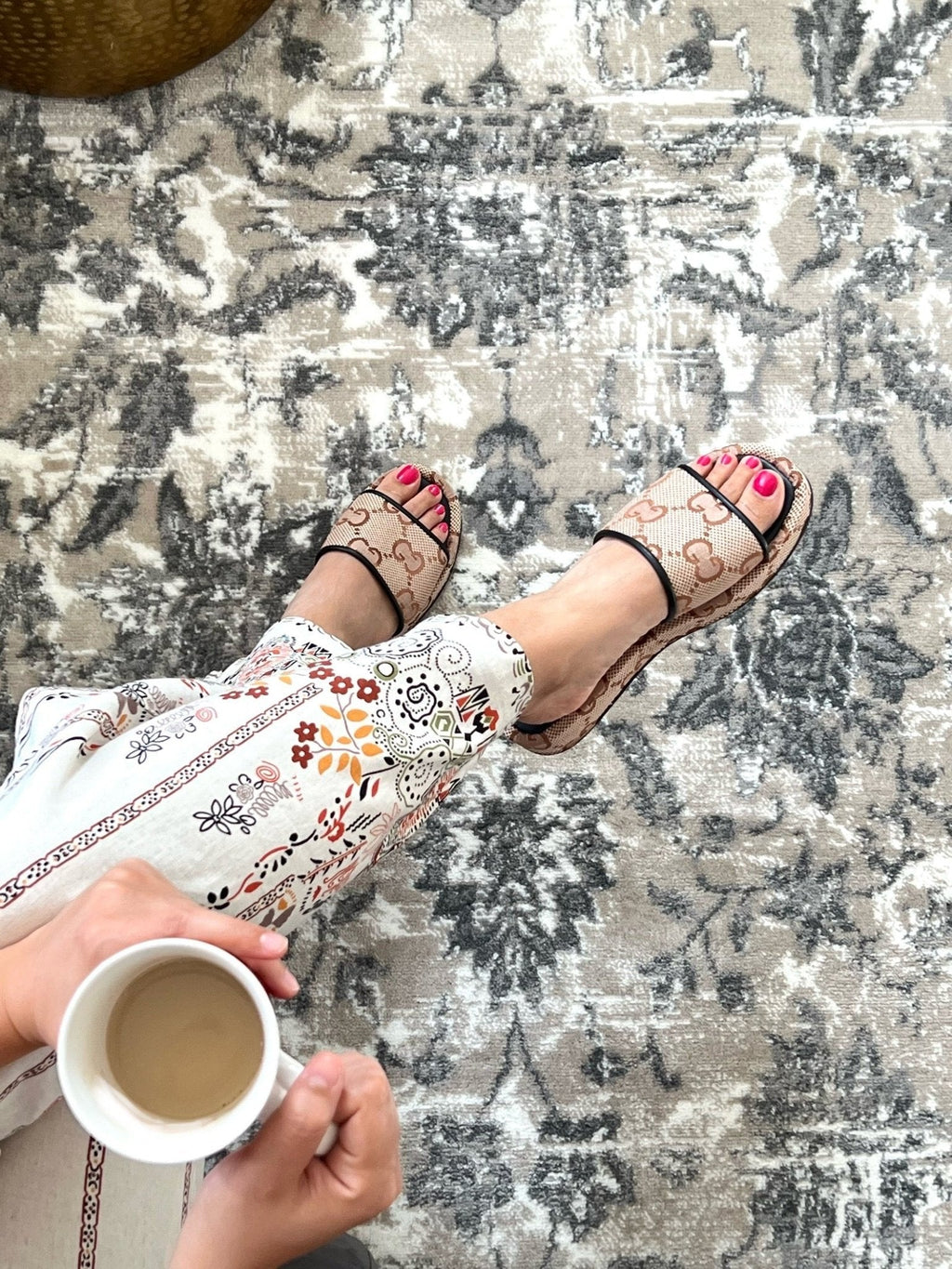 Canvello Area Rugs Premium Rugs for Living Room, Bedroom, Home Dining, Ivory, Grey, Beige-4