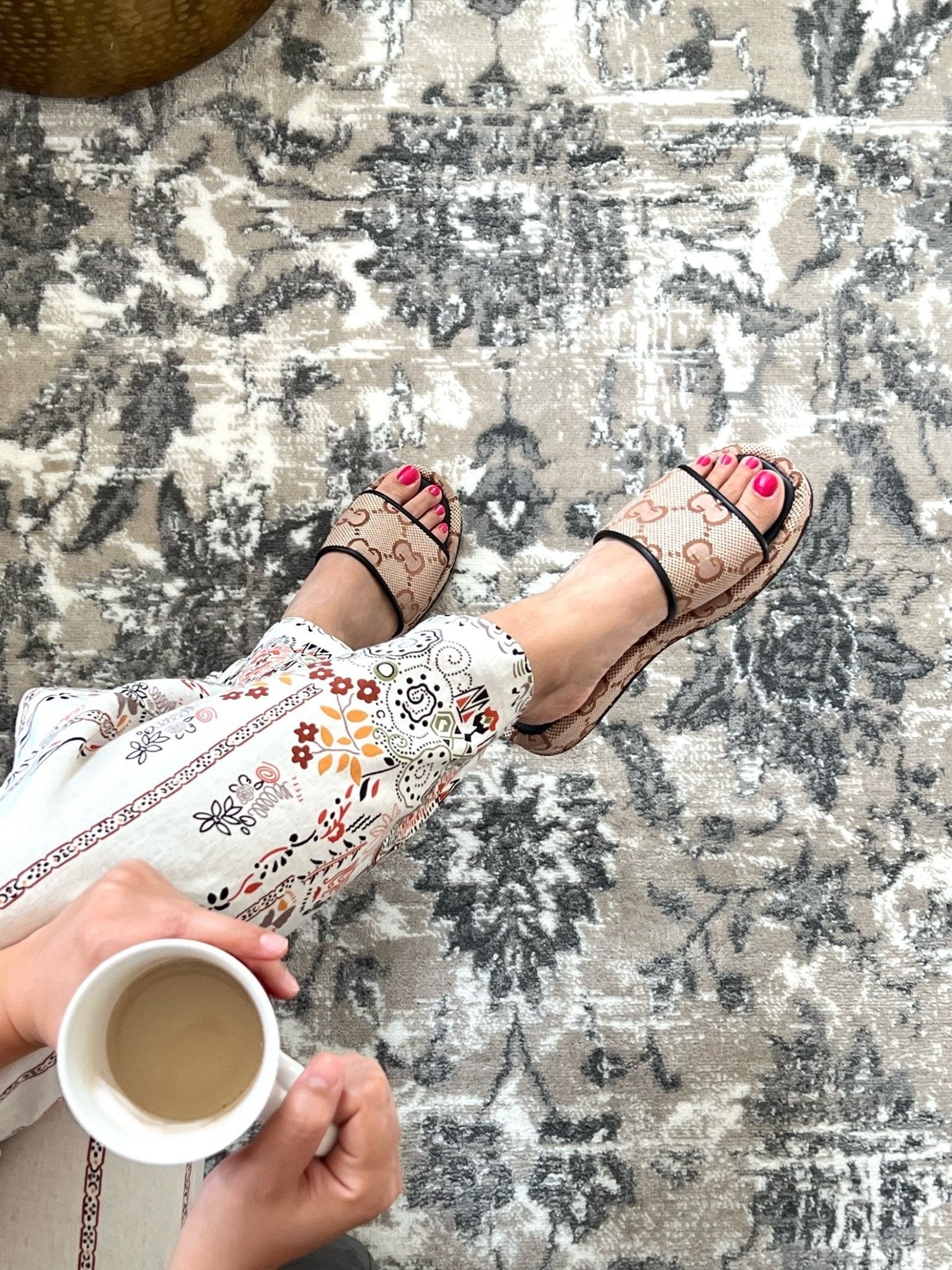 Canvello Area Rugs Premium Rugs for Living Room, Bedroom, Home Dining, Ivory, Grey, Beige-4