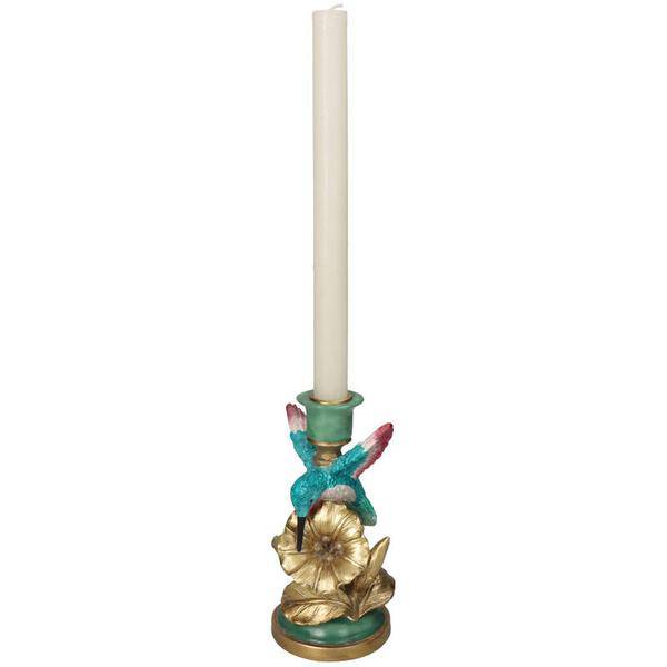 Kerzenständer Kolibri – 17 cm – Kompakter Vogel-Kerzenhalter – Verspieltes Design für Tisch & Regal