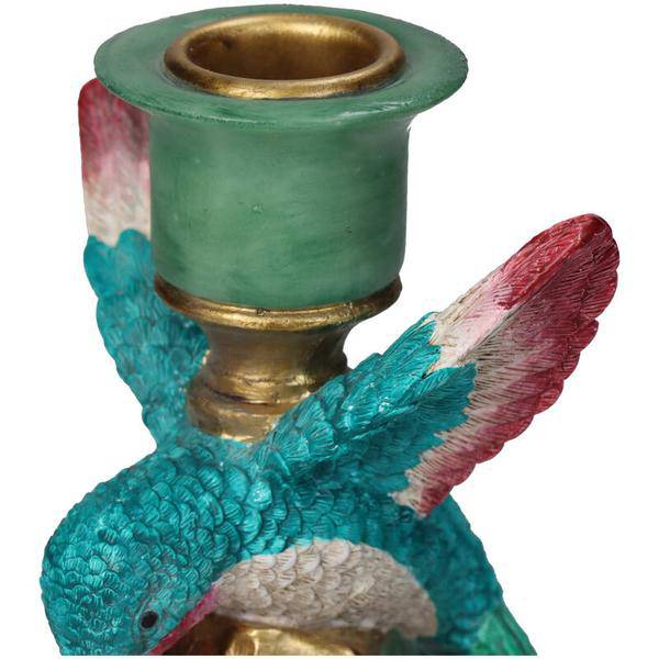 Kerzenständer Kolibri – 17 cm – Kompakter Vogel-Kerzenhalter – Verspieltes Design für Tisch & Regal