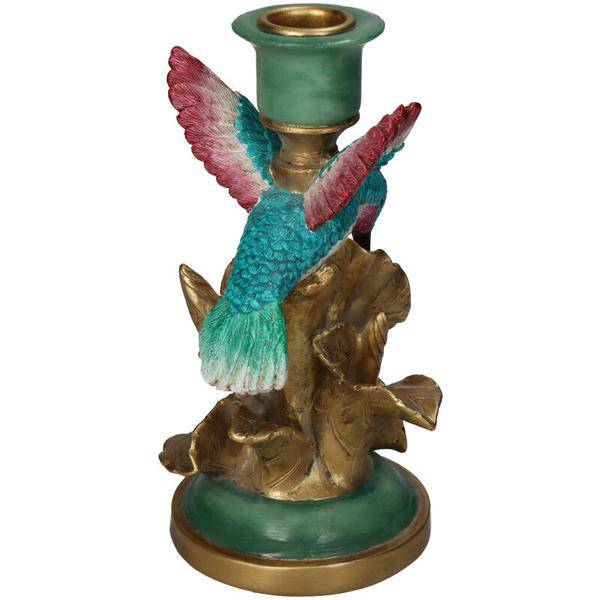 Kerzenständer Kolibri – 17 cm – Kompakter Vogel-Kerzenhalter – Verspieltes Design für Tisch & Regal